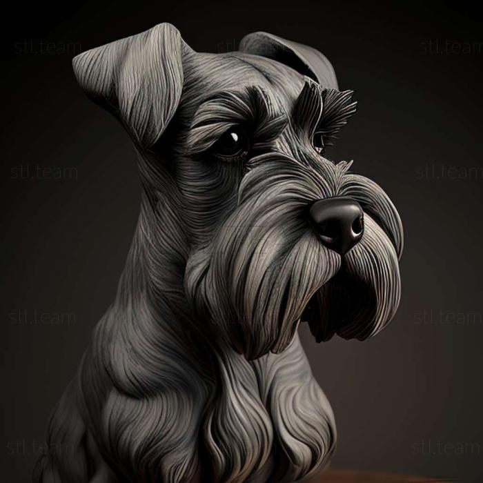 Zwergschnauzer dog